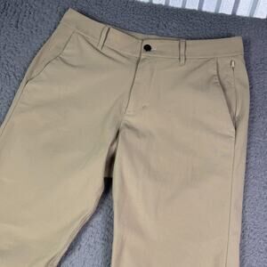 Lululemon Pants Mens 31x29 Beige ABC Commission Slim Fit Warpstreme Golf Chino